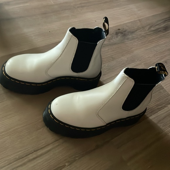 White Dr Marten 2976 Quad - Picture 2 of 8